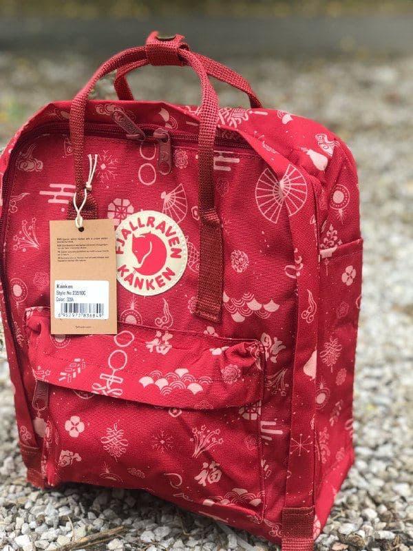 Шкільні портфелі Канкен. Рюкзаки Fjallraven Kanken Classic. Рюкзак червоний молодіжний шкільний 16л, фото 1