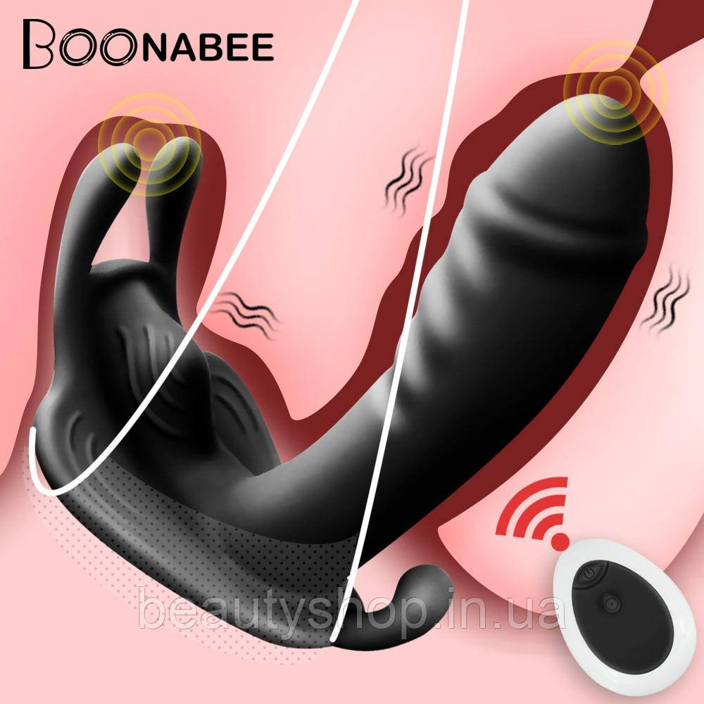 Вібратор жіночий з пультом – потужний вібратор для стимуляції точки G, клітора, аналу