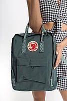 Шкільні портфелі Канкен. Рюкзаки Fjallraven Kanken Classic. Рюкзак темно-сірий молодіжний шкільний 16л, фото 2