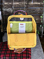 Fjällräven Kånken Rainbow рюкзак з райдужними лямками 16 літрів. Рюкзаки Канкен шкільні різні кольори, фото 10