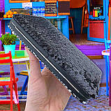 Сумка Клатч із паєтками чорний + друк на ній з 2 боків, фото 2