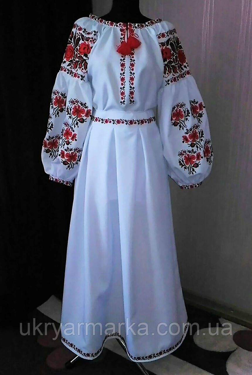 Вишитий сценічний жіночий костюм "Кияночка"