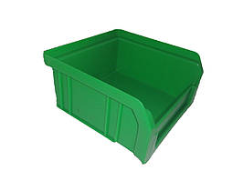Ящик 703 ПРЕМІУМ 100х100х50 мм для дрібних деталей зелений