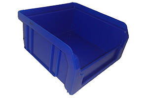 Ящик 703 ПРЕМІУМ 100х100х50 мм для зберігання метизів синій