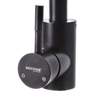 Змішувач для кухні чорний MIXXUS SUS 011-G Чорний, фото 3