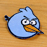 Wotan шеврон AngryBirds "Зла пташка - синя" 5х5 см, фото 2