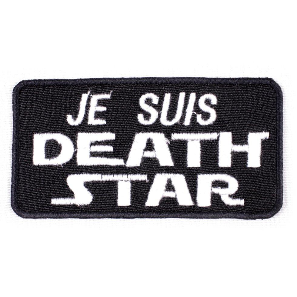 Wotan шеврон Star Wars "Je Suis Death Star" 5х9.5 см