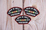Wotan шеврон "War is hell Vietnam" 7х4 см, фото 4