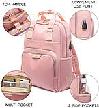 Шкільний рюкзак для ноутбука 15,6-дюймовий водонепроникний з USB-портом Laptop Backpack, фото 2