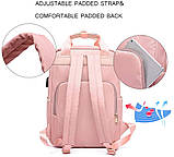 Шкільний рюкзак для ноутбука 15,6-дюймовий водонепроникний з USB-портом Laptop Backpack, фото 5