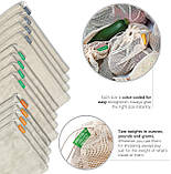 Екомішочки для покупок з органічної бавовни 13 шт Cottify Reusable Produce Bags, фото 4