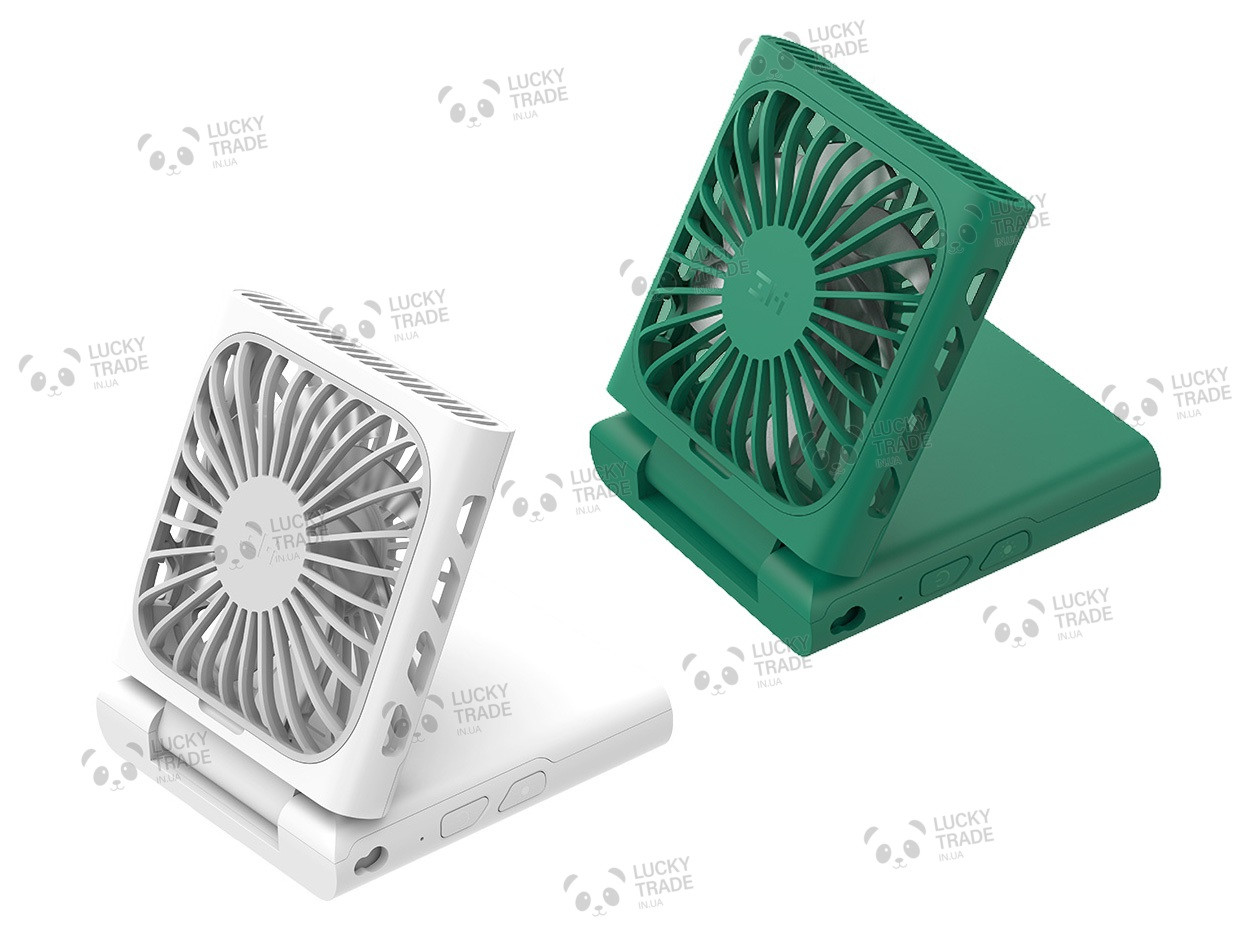Портативний вентилятор Xiaomi ZMI Handheld Lanyard Folding Fan Mini Portable з акумулятором Колір на вибір (AF217)