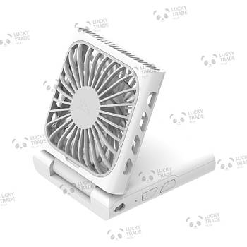 Портативний вентилятор Xiaomi ZMI Handheld Lanyard Folding Fan Mini Portable з акумулятором Білий (AF217) [2555]