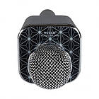 Бездротовий портативний мікрофон для караоке WSTER WS-1688 з Bluetooth і стереоколонкою чорний ОПТ, фото 5