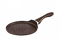Сковорода для млинців Lessner Chocolate Line d24 см алюміній з мармуровим покриттям (88364-24P LS)