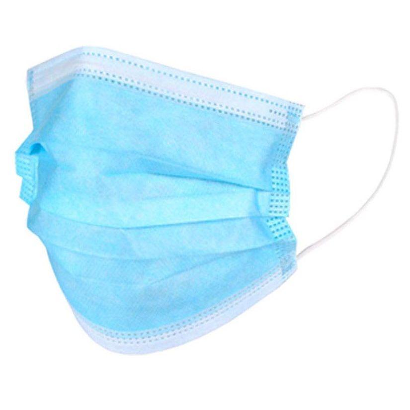 Маска лицьова тришарова 25 шт., фото 1