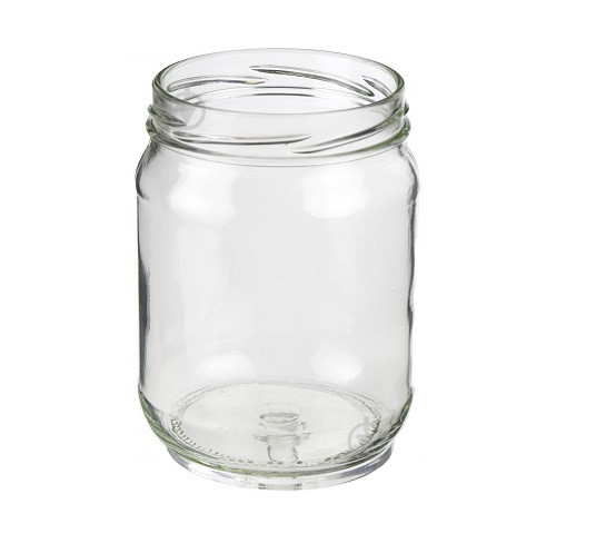 Скляна євро банка 0,5 л, фото 1
