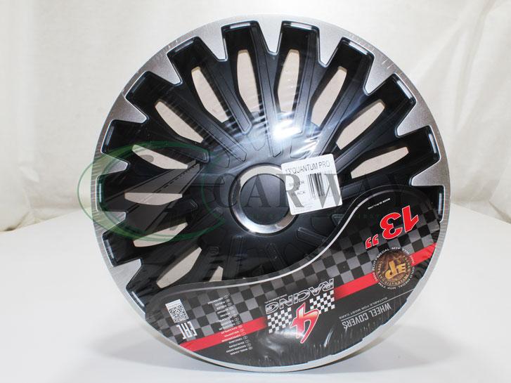 Ковпаки автомобільні (4 шт.) R13 Quantum PRO Silver&Black Argo
