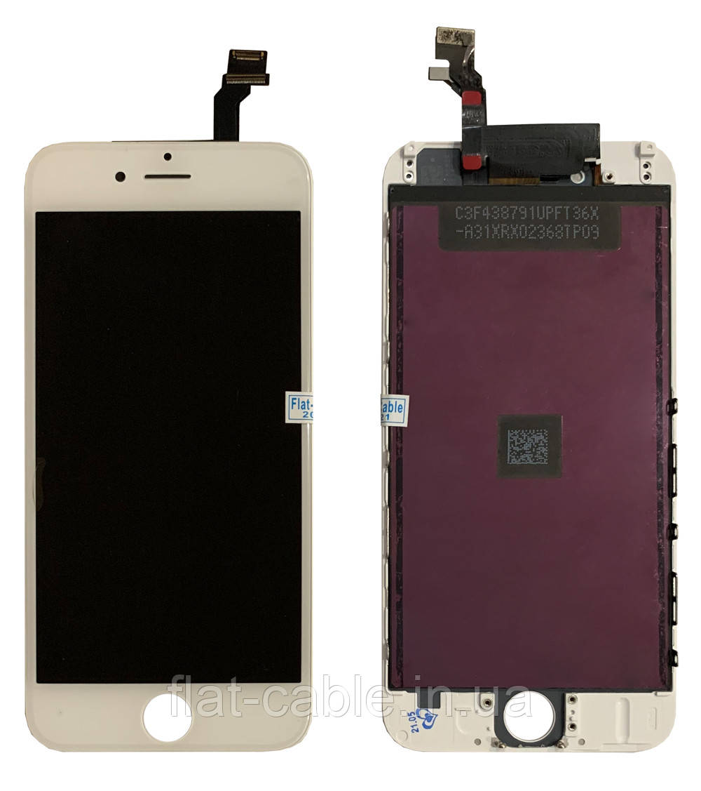 Дисплей (модуль) iPhone 6 (A1549/ A1586/ A1589) Білий Original (PRC)