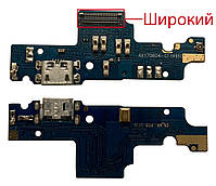 Нижня плата Xiaomi Redmi Note 4X (з широким конектором) + роз'ємом заряджання та мікрофоном