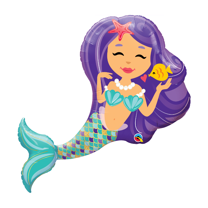 Q 38" Enchanting Mermaid. Шар фольгований Руалка - В УП
