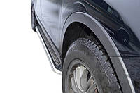 Боковые пороги,площадки Maydos V2 (2 шт., нерж) для мод. Mazda CX-7 2006-2012 гг