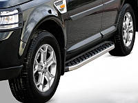 Боковые пороги,площадки BlackLine (2 шт, алюминий) для мод. Range Rover Sport 2014-2024 гг