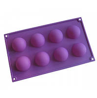 Силіконова форма Півсфера SNS глубина 2,4 см Діаметр 4,8 см