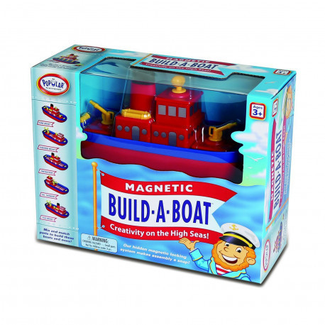 Магнитный конструктор-трансформер «Мой первый корабль» Popular ...