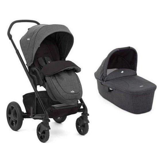 Універсальна коляска 2 в 1 Joie CHROME DLX Pavement, сірий (S1201KAPAV000)