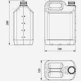 Каністра пластикова 5 л не штабельований, фото 5