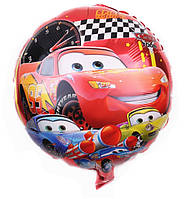 Повітряна фольгована куля "Тачки" червона (Китай)