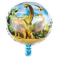 Воздушный фольгированный шар "Динозавры" (Китай)
