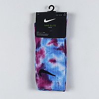 Высокие кастомные носки Nike Elite Crew цветные шкарпетки Tie-Dye