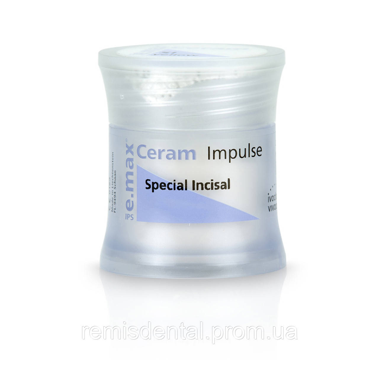 Спеціальна імпульсна маса ріжучого краю IPS e.max Ceram Impulse Special Incisal Yellow, жовта