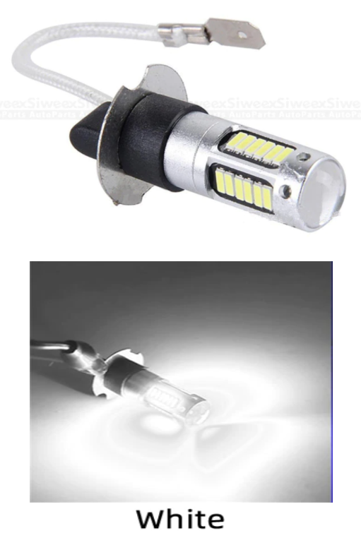 Світлодіодна лампа H3 LED 30SMD 4014 противотуманки H3 LED DRL 12V 4Вт