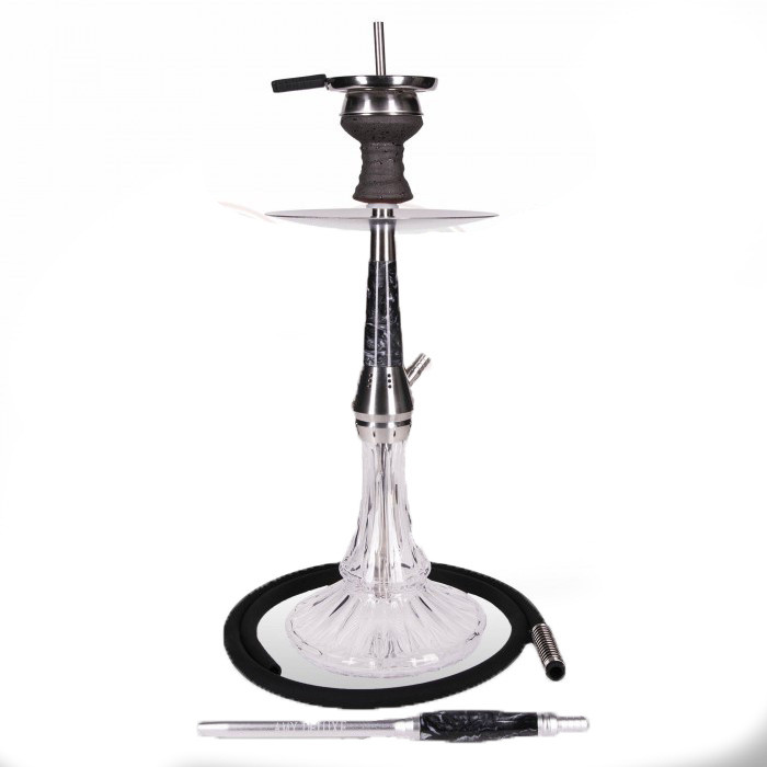 Кальян AMY Deluxe 1200 Galactic steel s Чорний