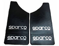 Бризковики малі чорні - 4шт - "SPARCO" - 360х220 (тверді)