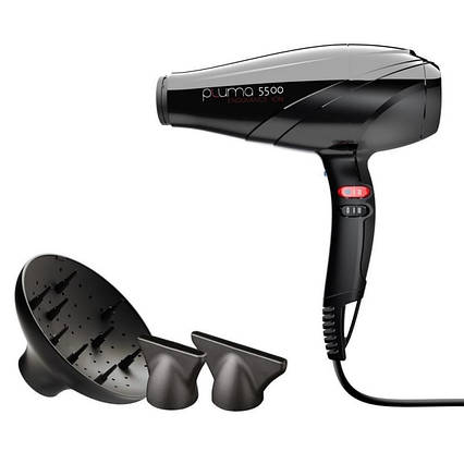 Фен для волосся GA.MA PLUMA 5500 ION SH1601 Black