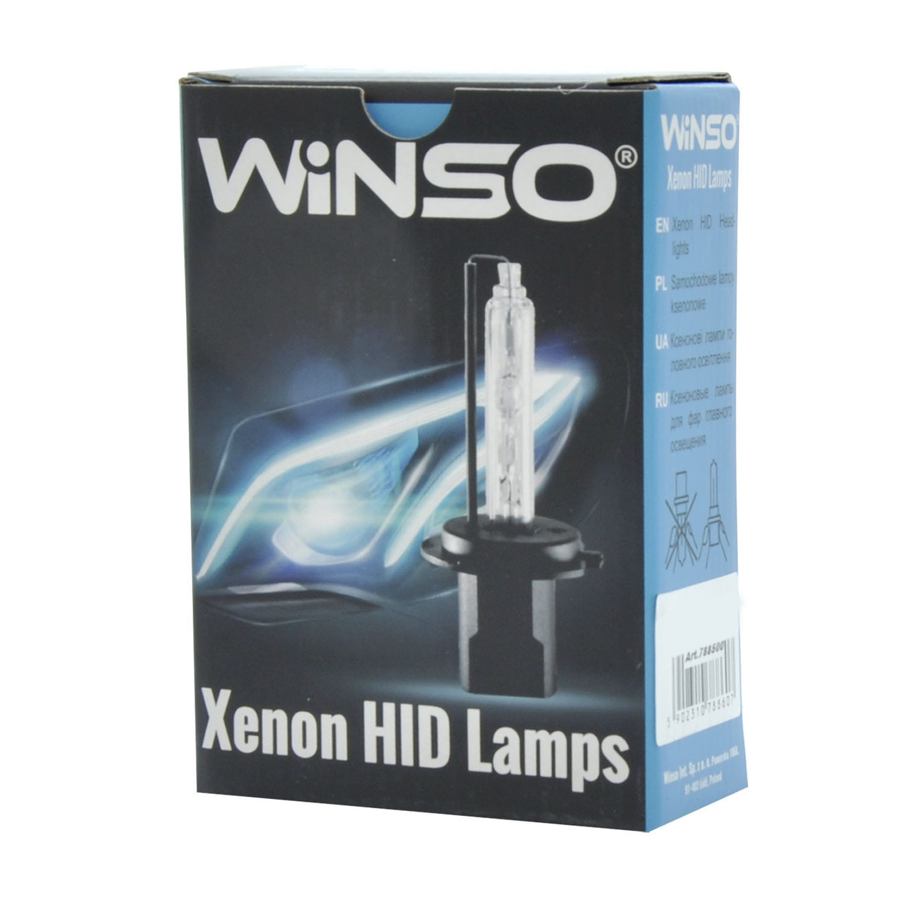 Лампа Ксенон H3 5000K 35W (АС) "Winso" (2шт)
