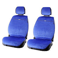 Накидки передних сидений алькантара Elegant NAPOLI Синий-светлый электрик 700212