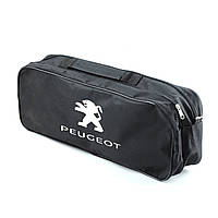 Авто сумка техпомощи PEUGEOT черная (52,6х18,6х13,2) 2 отдела Beltex (липучки для фиксации)