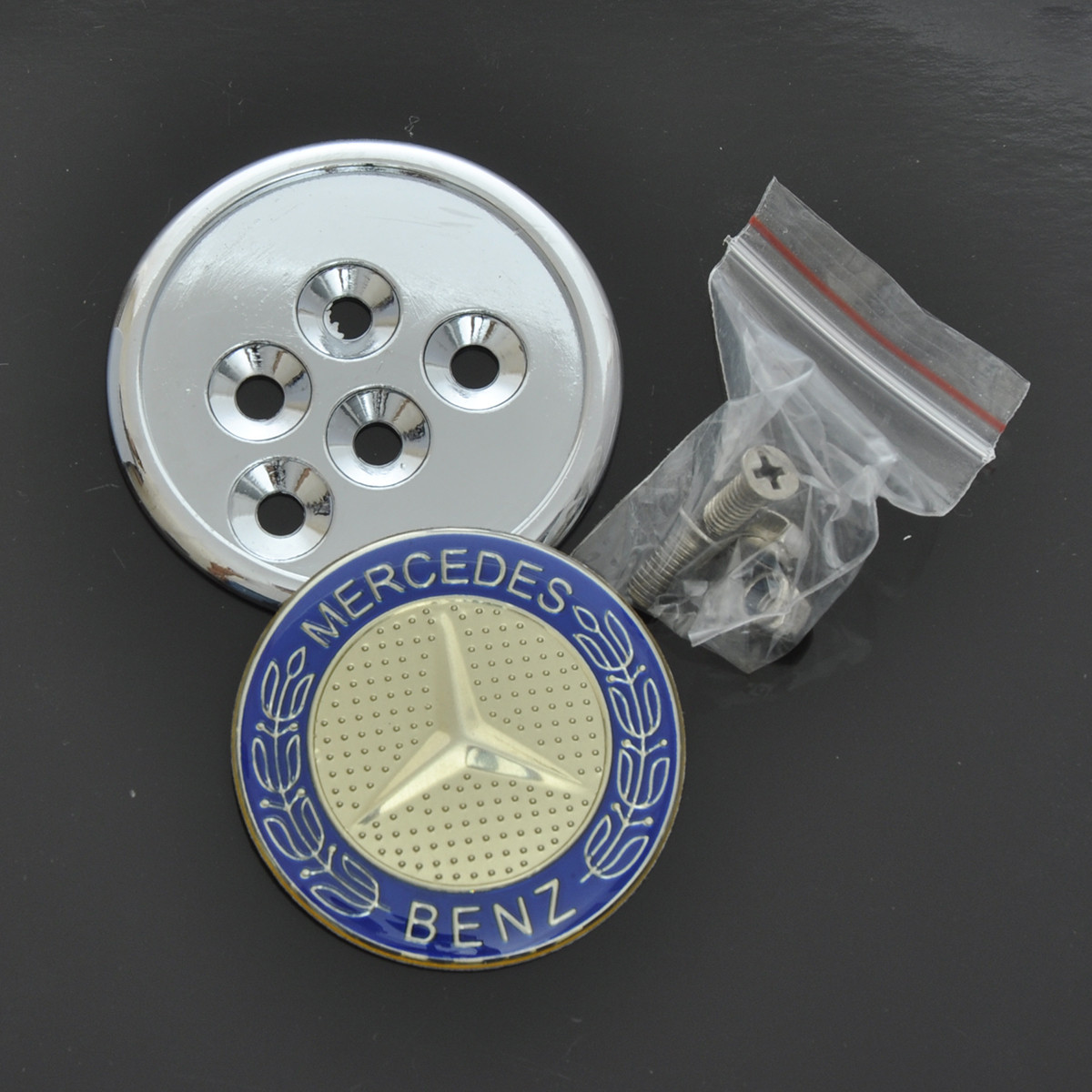 Эмблема "Mercedes-Benz" Метал/на Капот/коробка/ D60 — Купить Недорого ...