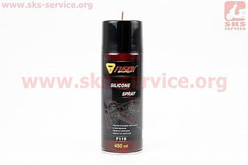 ЗМАЗКА СИЛІКОНОВА, ВОДОВІДШТОВХУВАЛЬНА "SILIKONE SPRAY", АЕРОЗОЛЬ 450ML