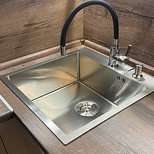 Кухонна мийка Platinum Handmade 5050 HD-D001 квадратна