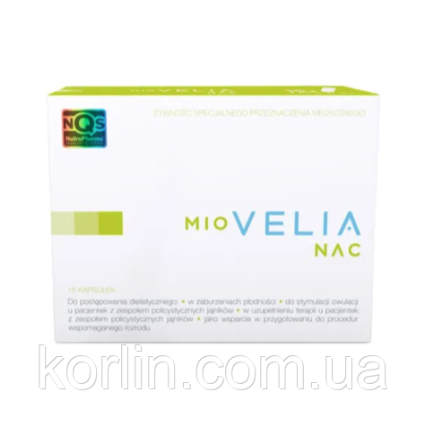 Miovelia Nac Міовіла Нак Для підвищення Жіночої Фертильності 15 кап Nutropharma Доставка з ЄС