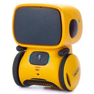 Интерактивная игрушка AT-Robot робот с голосовым управлением желтый, рус. (AT001-03) - фото 1 - id-p1449321366