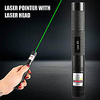 Мощный регулируемый фокус 532nm -лазерная указка высокой мощности Laser 303 Green ART-1360