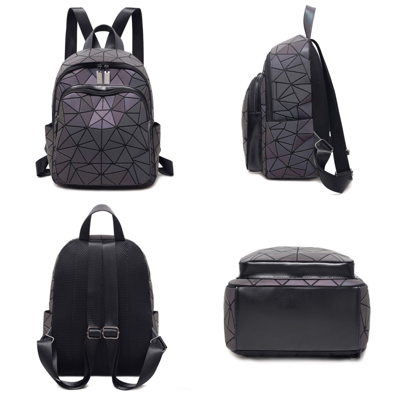 Стильний набір сумок в одному стилі для дівчат Бао Бао Наргіз - міський рюкзак, сумка через плече і клатч - фото 6 - id-p1449352840