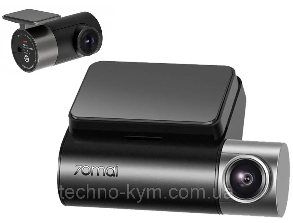 Відеореєстратор Xiaomi 70mai Dash Cam Pro Plus+Rear Cam Set A500S-1 (Midrive RC06) Гарантія 12 місяців